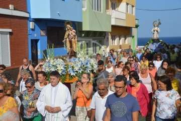 Procesión marítimo-terrestre de Melenara 2018 (Foto TA)